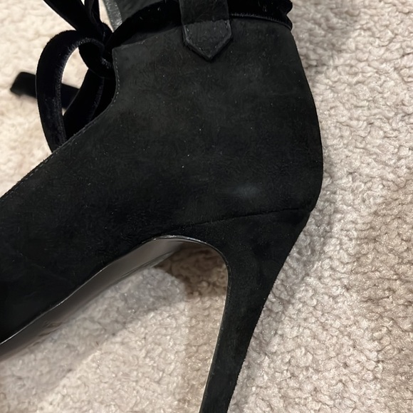 Deimille Camoscio Nero Suede Heels - Picture 14 of 16
